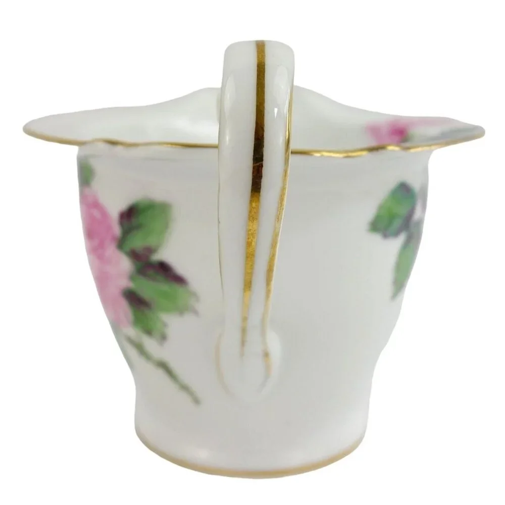 Vintage Hira China Made In Occupied‎ Japan Pink Roses Creamer